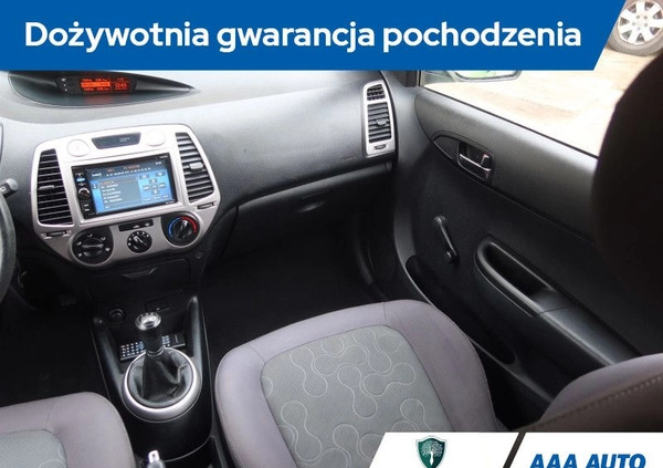 Hyundai i20 cena 9000 przebieg: 181550, rok produkcji 2009 z Tyszowce małe 106